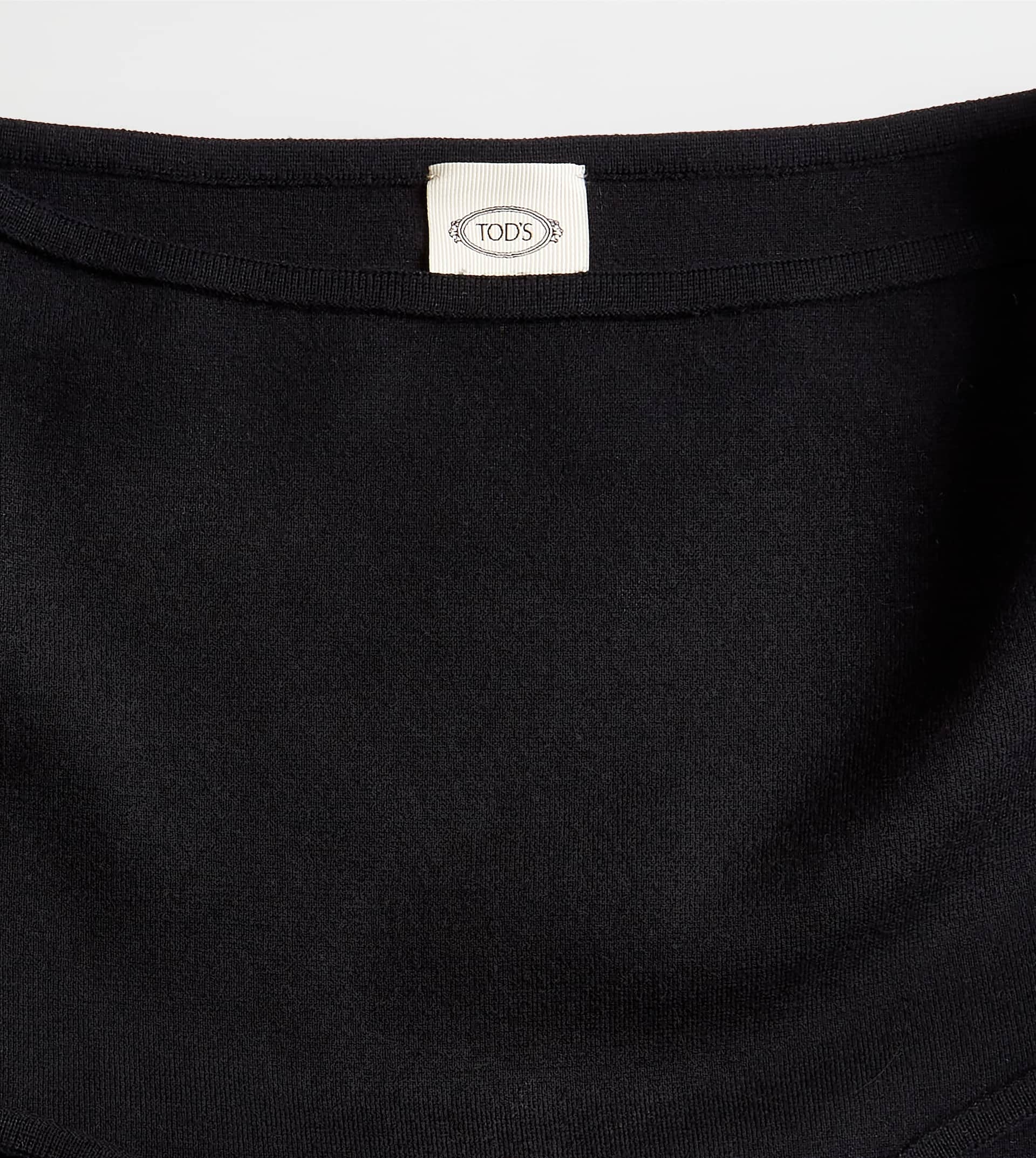 KNITTED FRENCH KNICKERS - BLACK - 4