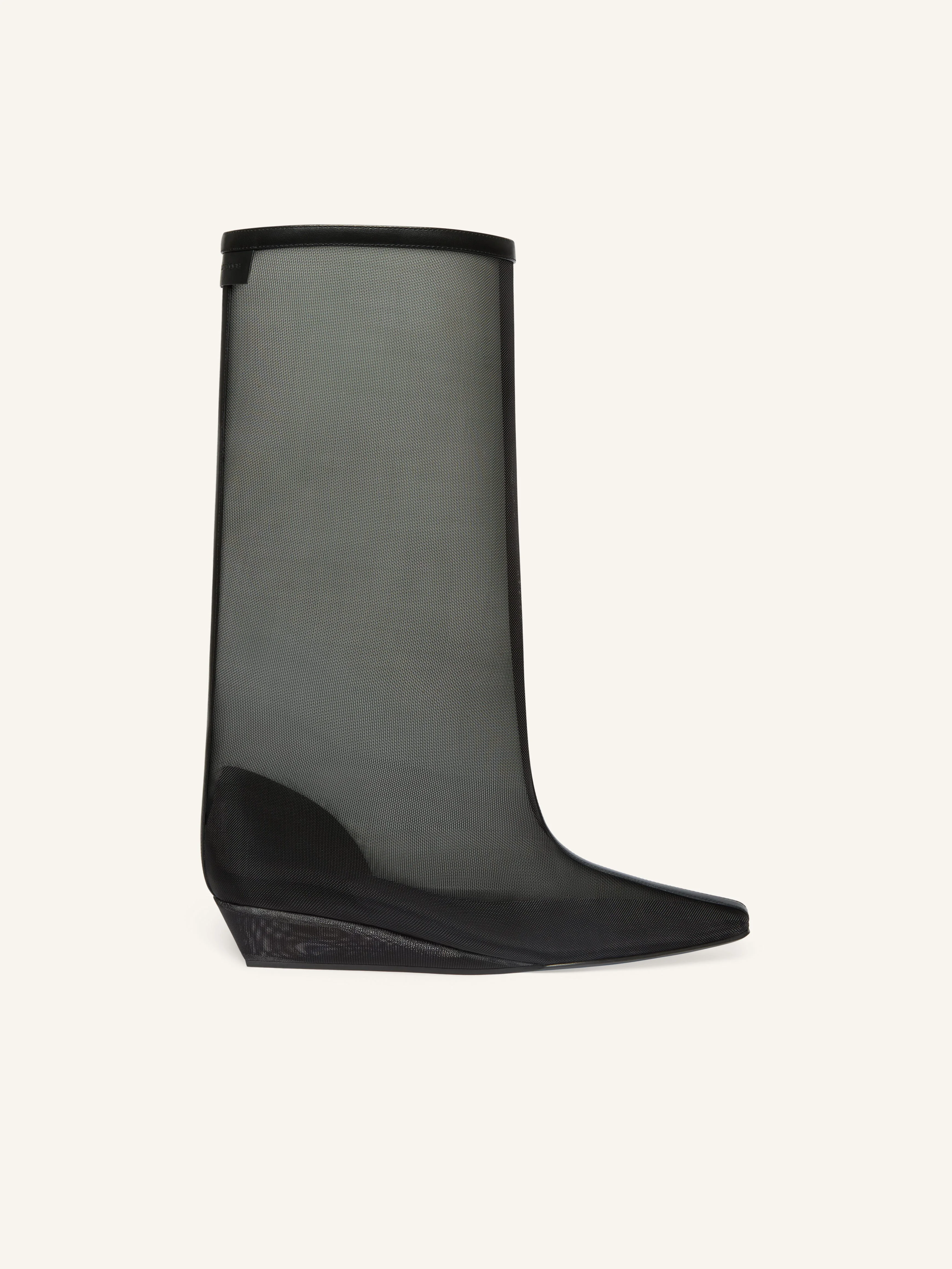 MELTING WEDGED MESH BOOTS - 1