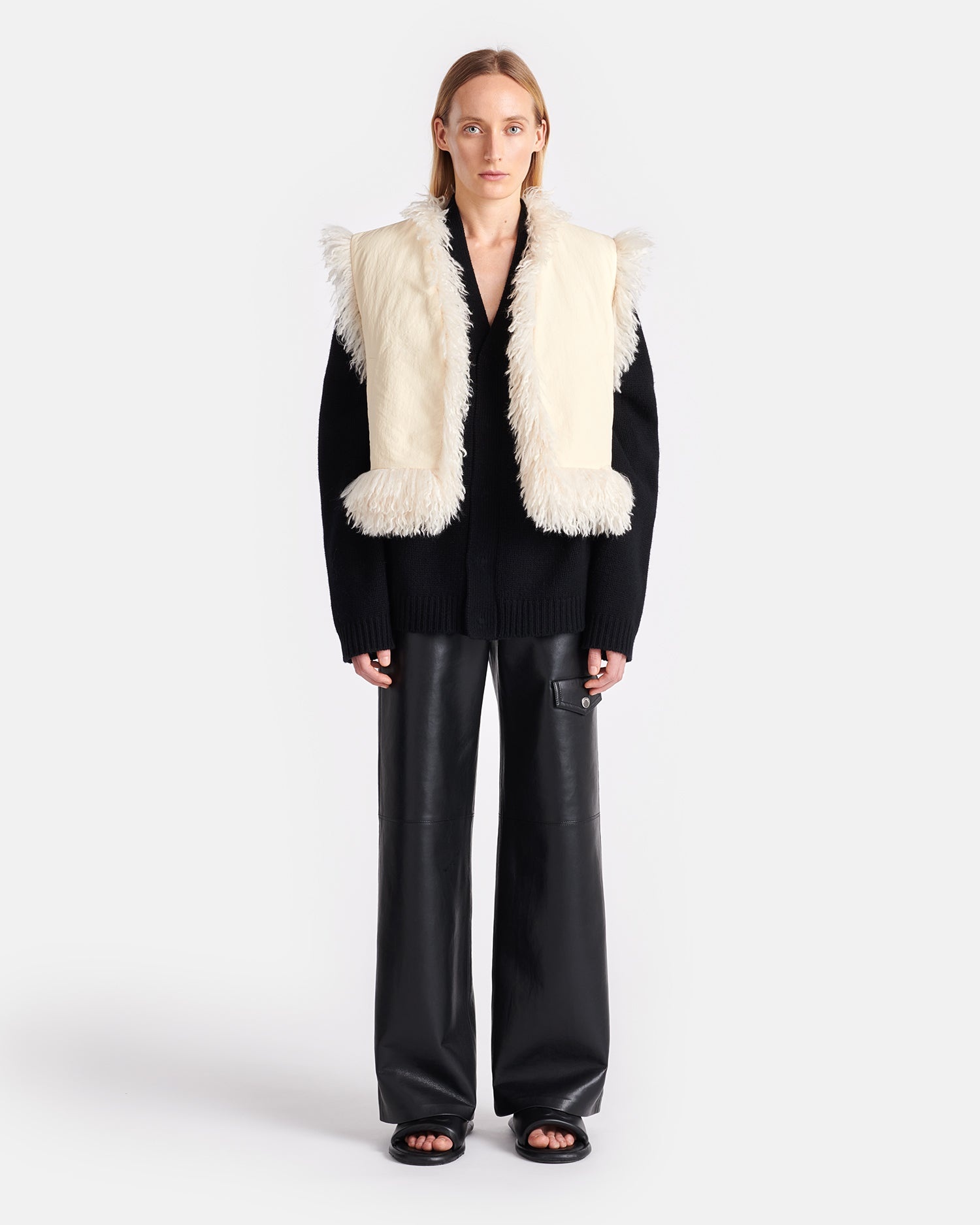 Faux Racka Fur Vest - 14