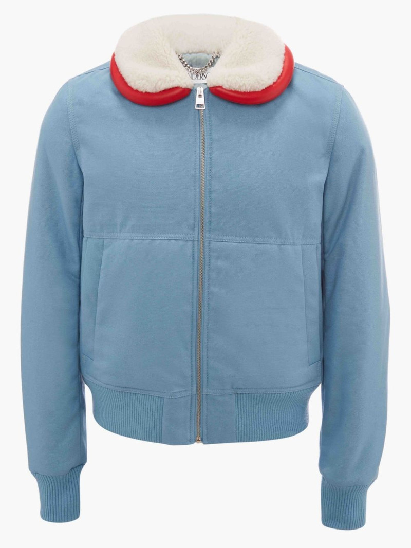 BUMPER-TUBE COLLAR BLOUSON JACKET 1