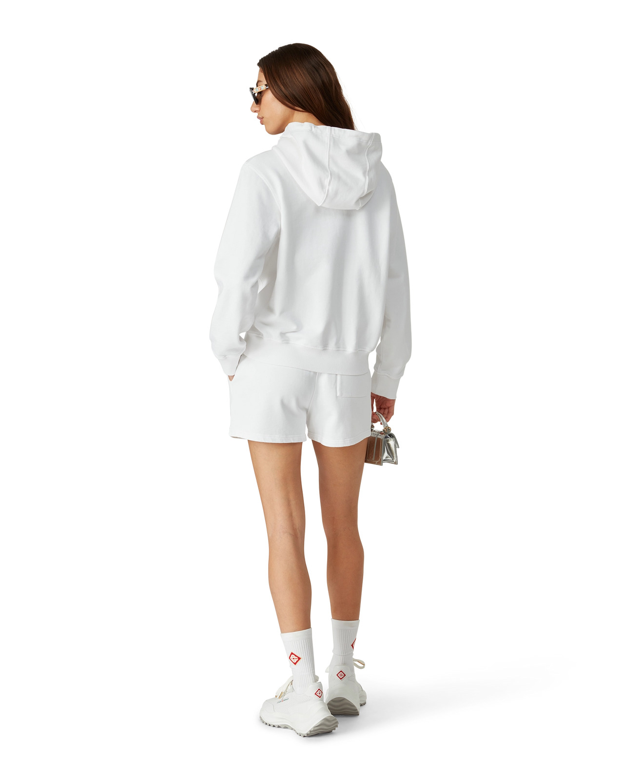 Diamond Column Hooded Sweatshirt | Casablanca Paris - 3