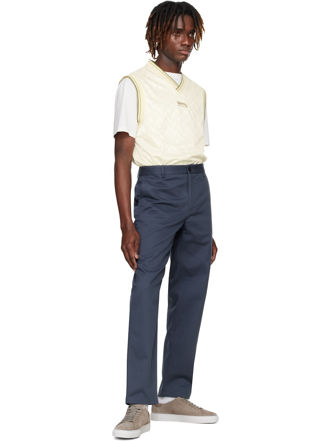 Off-White Jacquard Flash Fox Vest - 5