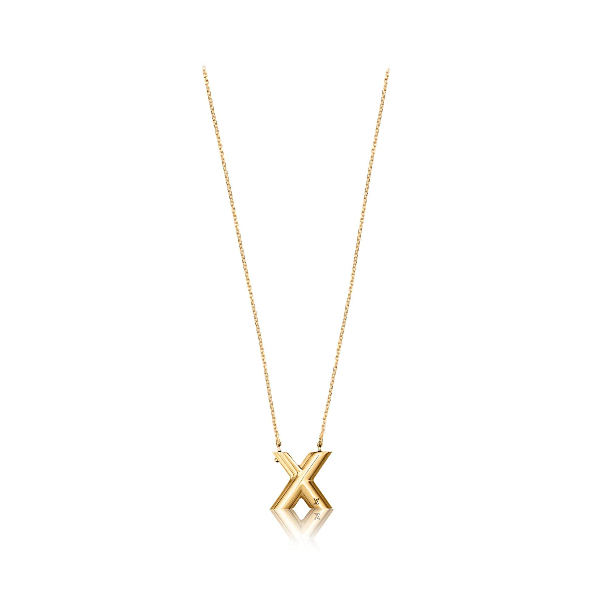 LV & Me necklace, letter X - 1