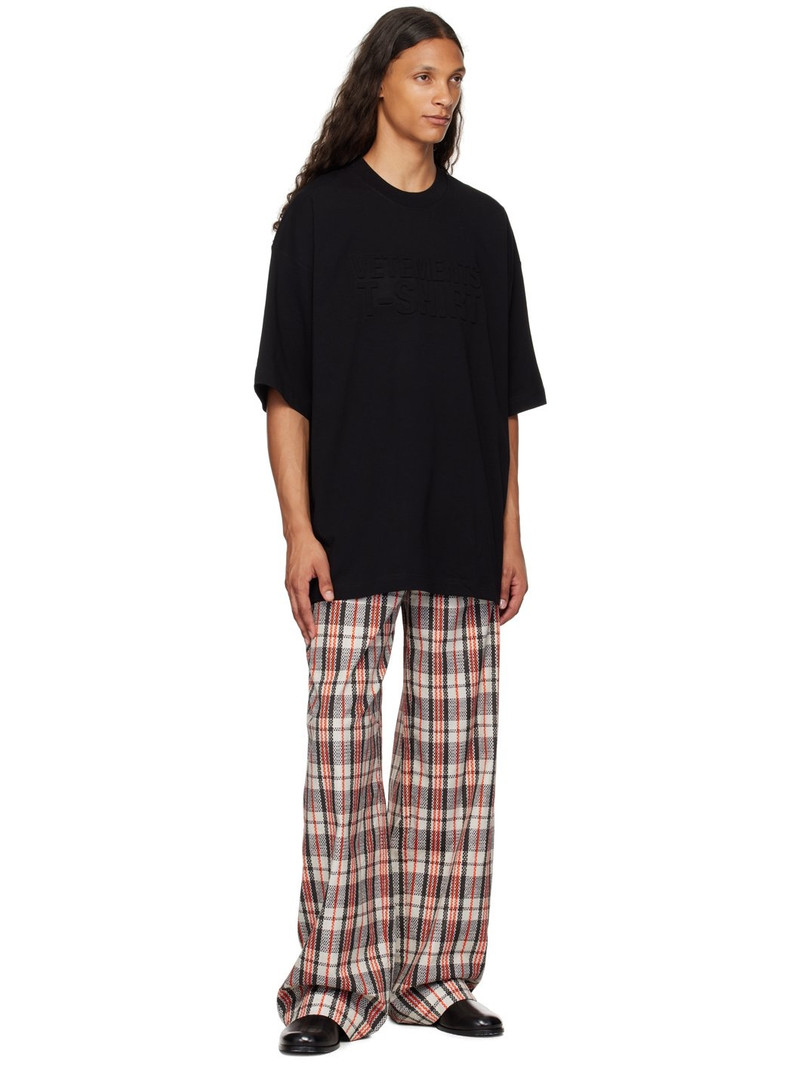 VETEMENTS Black Illusion Logo T-Shirt outlook