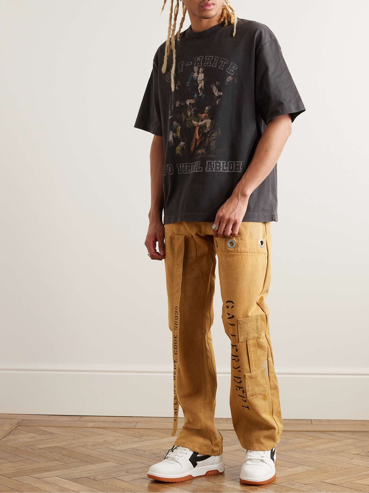 Off-White Mary Skate Printed Cotton-Jersey T-Shirt | REVERSIBLE