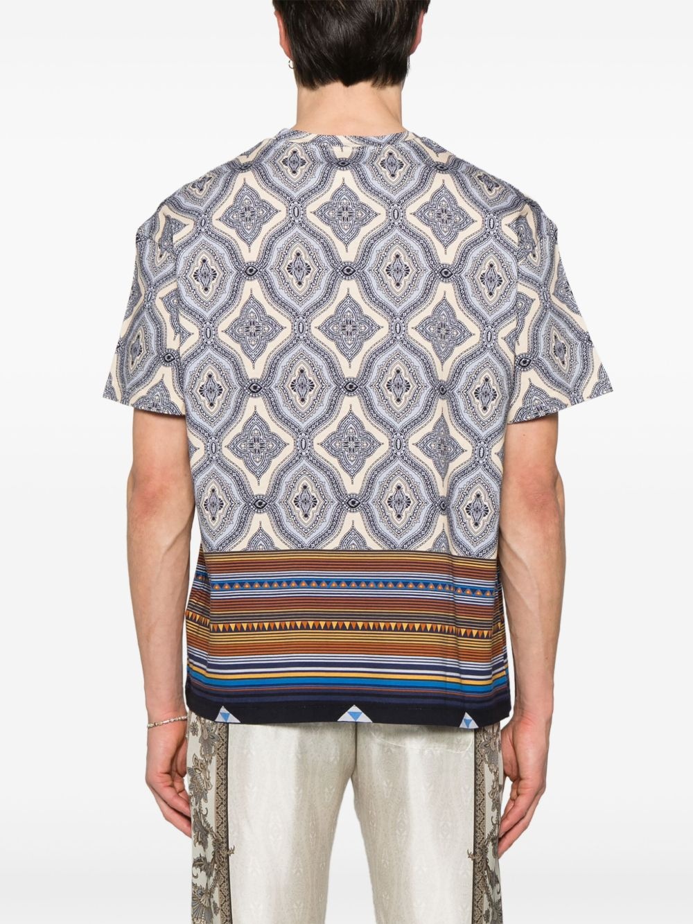 abstract-pattern T-shirt - 3
