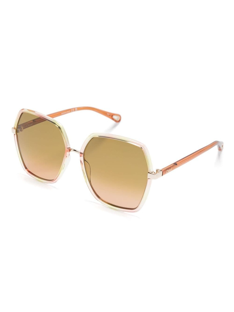 Chloé oversize-frame sunglasses outlook