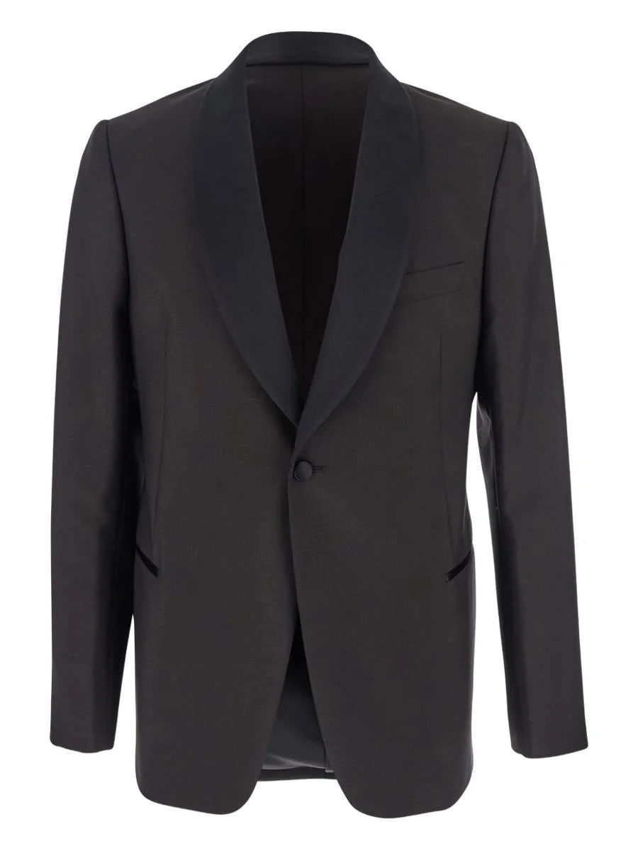 Emporio Armani Wool Single-Breasted Jacket - 1