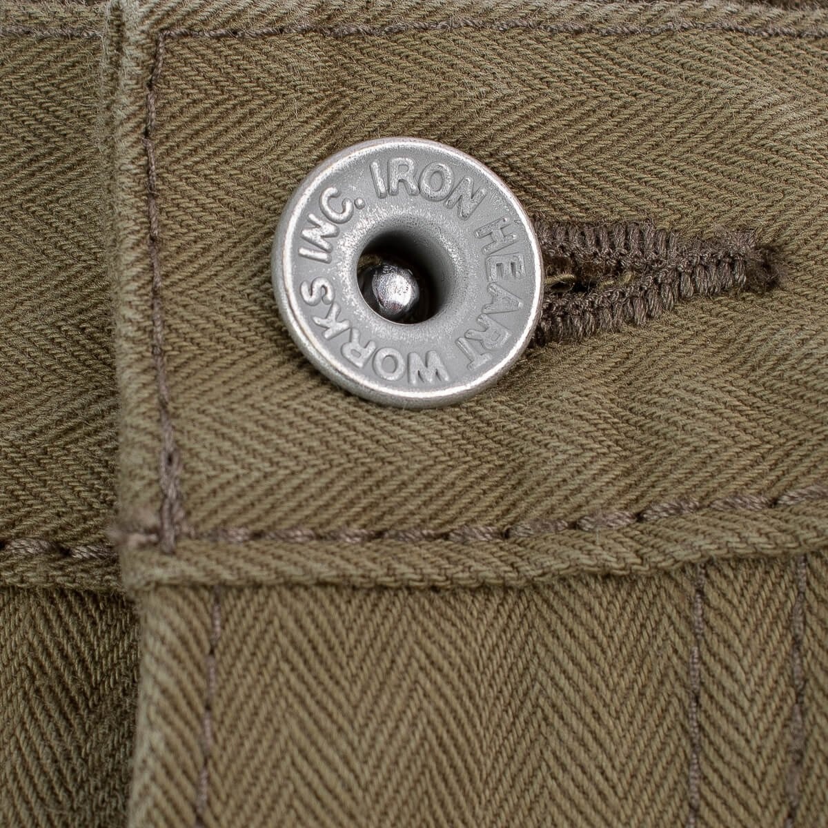 IH-733-KHA 11oz Herringbone Cargo - Khaki - 7