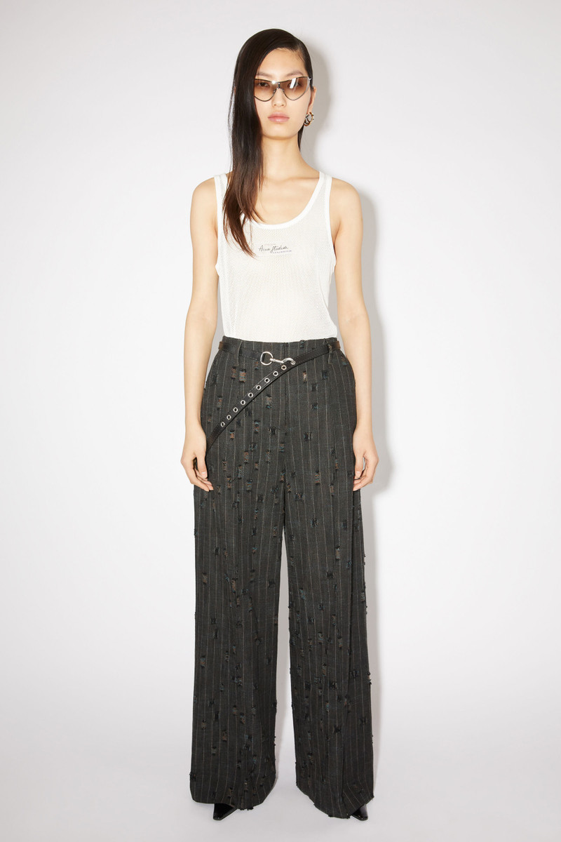 Acne Studios Leather belt clip - Black outlook