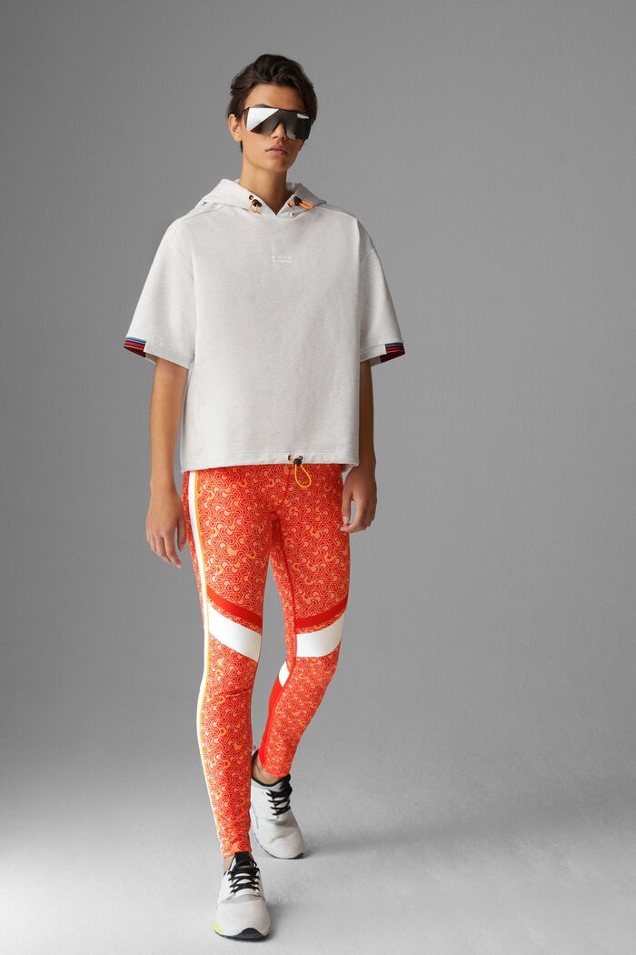 Christin Tights in Red/White - 4