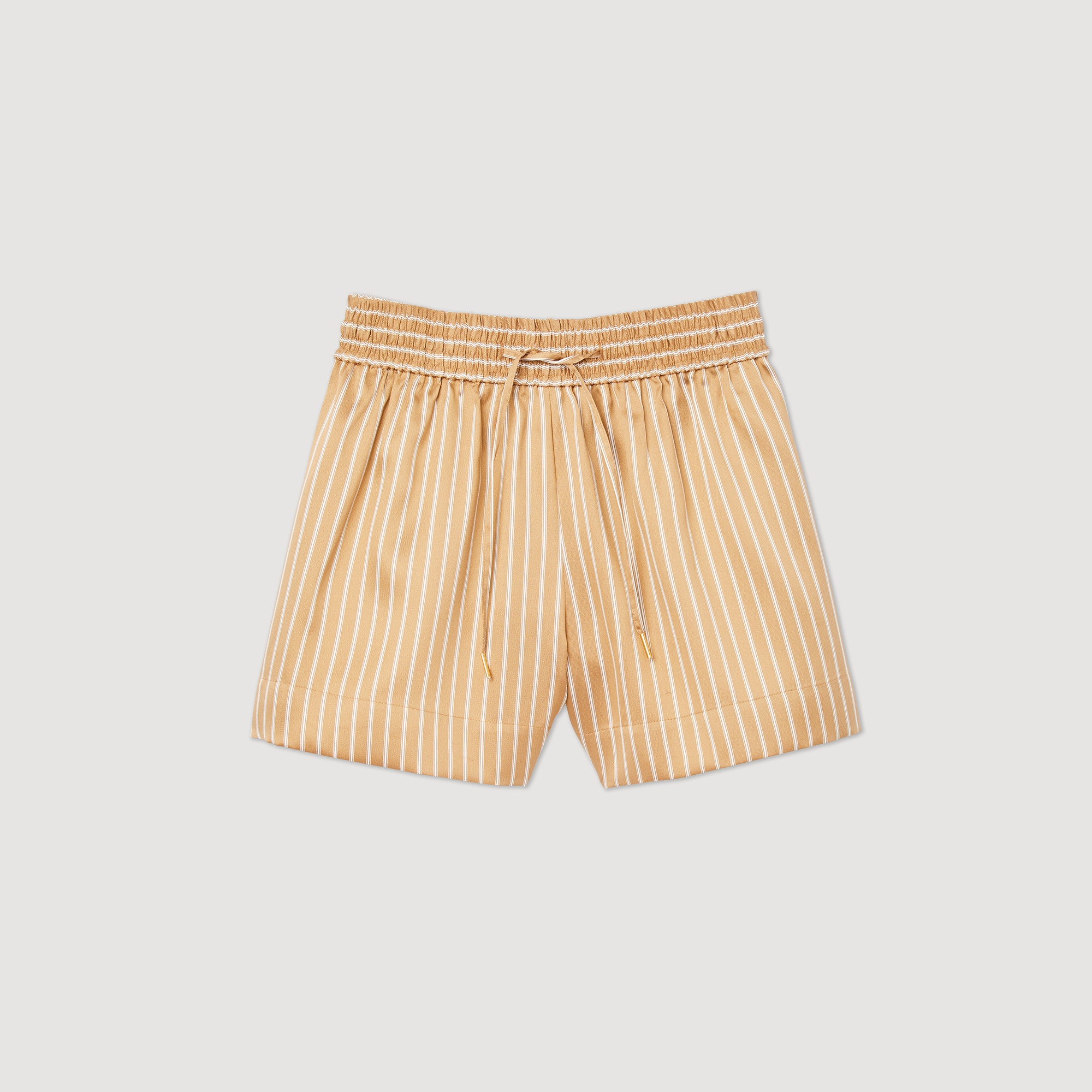 Striped loose-fitting shorts - 1