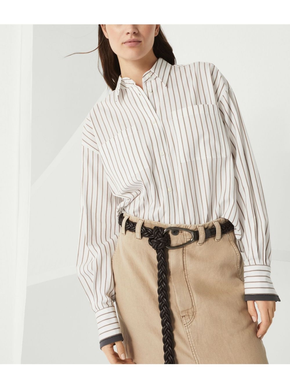 Monili-trim shirt - 6