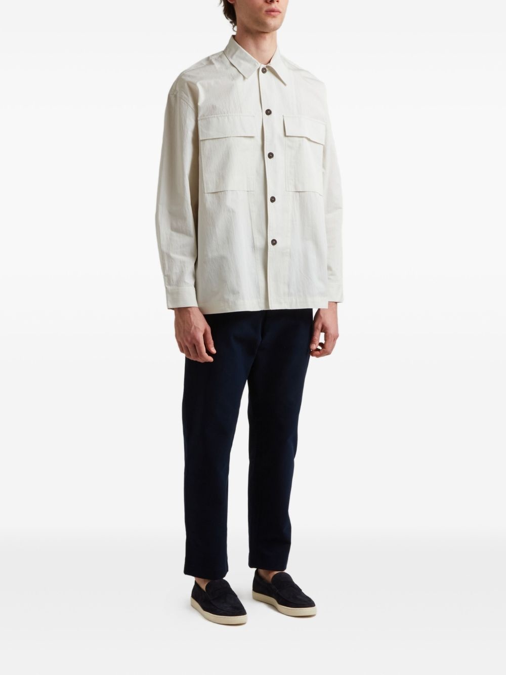 Landi utility-pocket shirt - 2