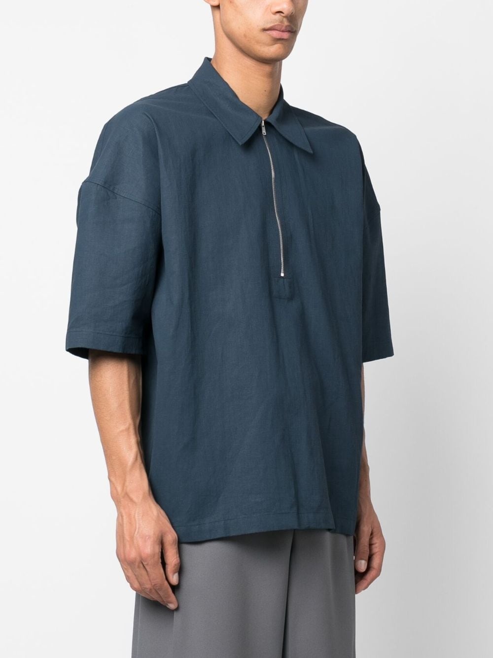 boxy linen shirt - 3