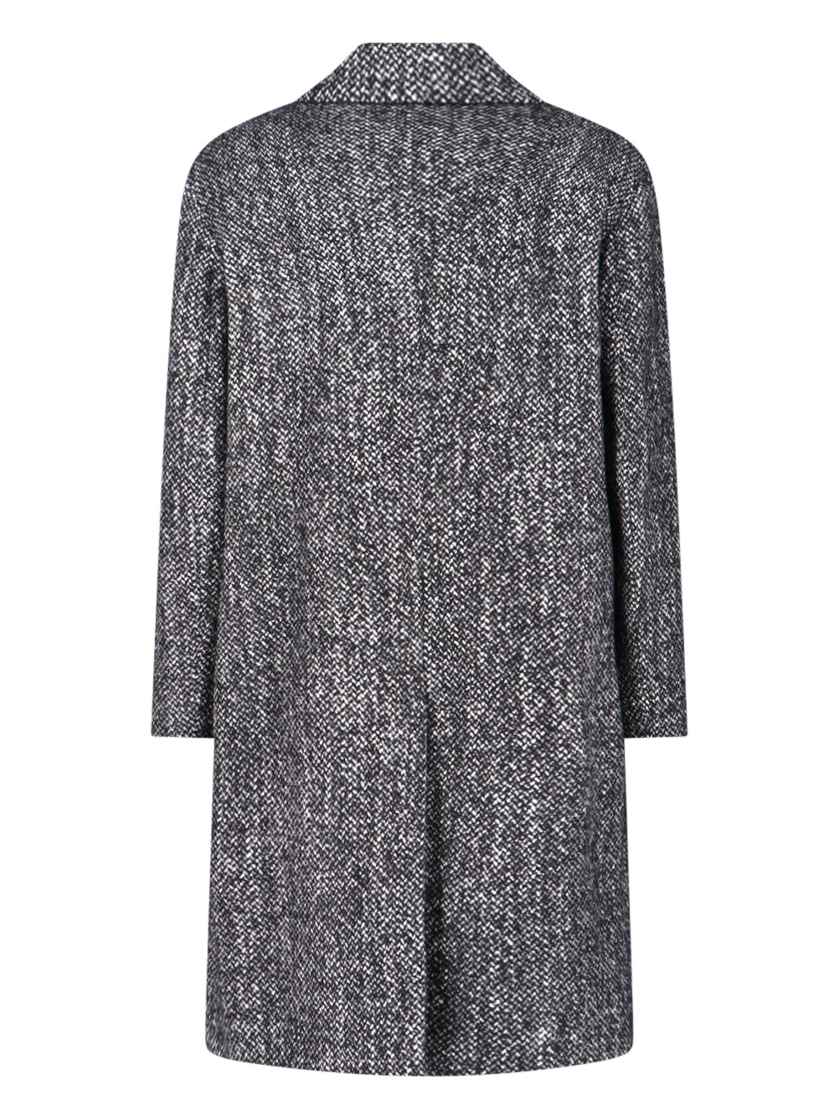 SINGLE-BREASTED WOOL COAT - 2
