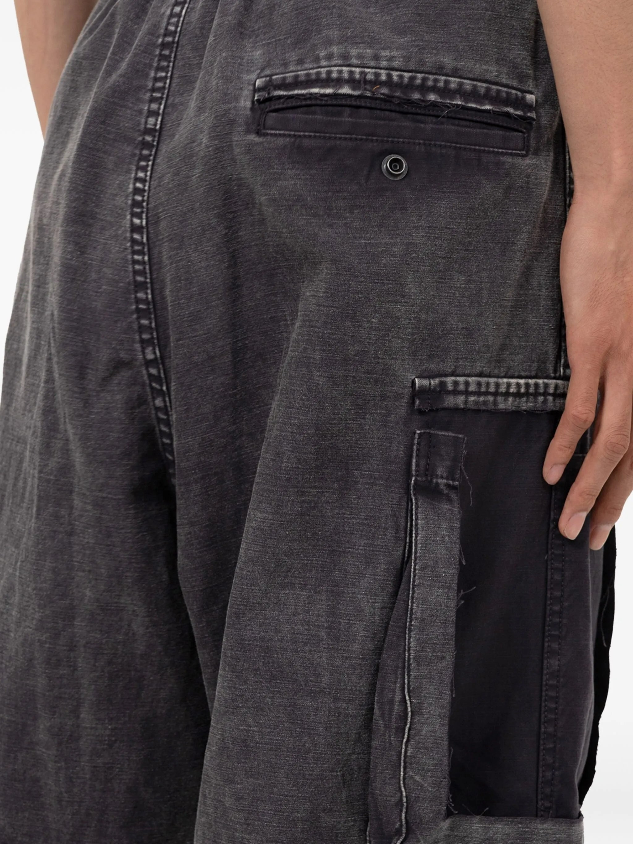Maison Mihara Yasuhiro Panelled Drawstring Jeans - 3