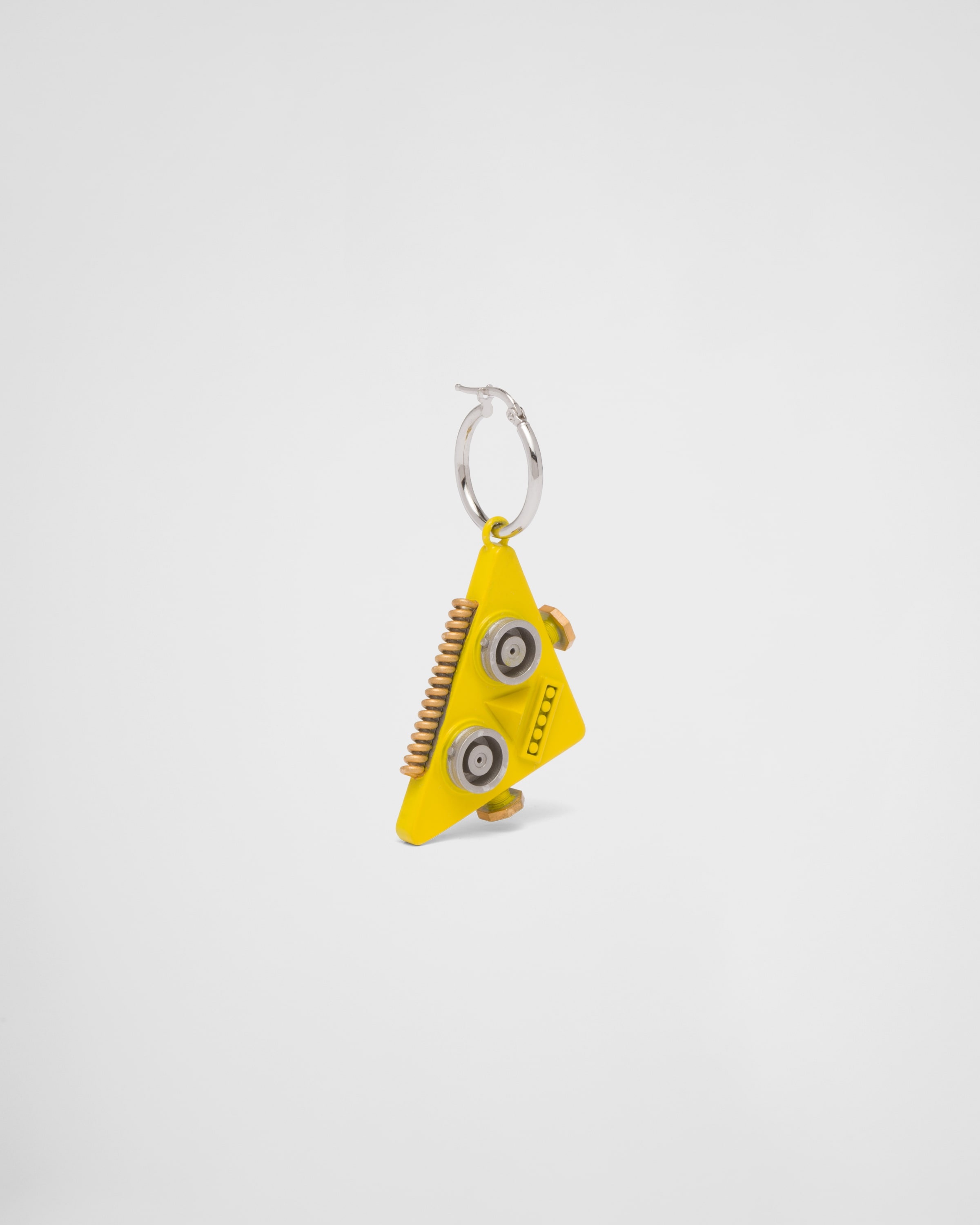 Left earring with Robot Jewels pendant - 3