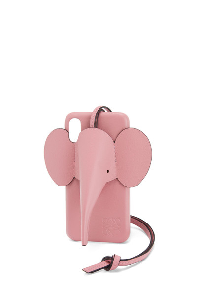 Loewe Elephant cover for iPhone X/XS in classic calfskin outlook