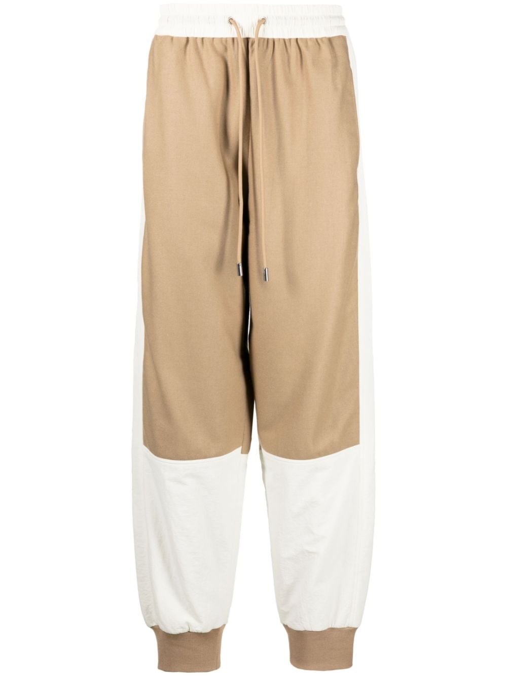 colour-block tapered track pants - 1