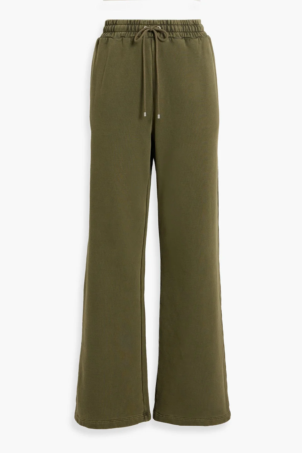 Cotton-blend fleece track pants - 1