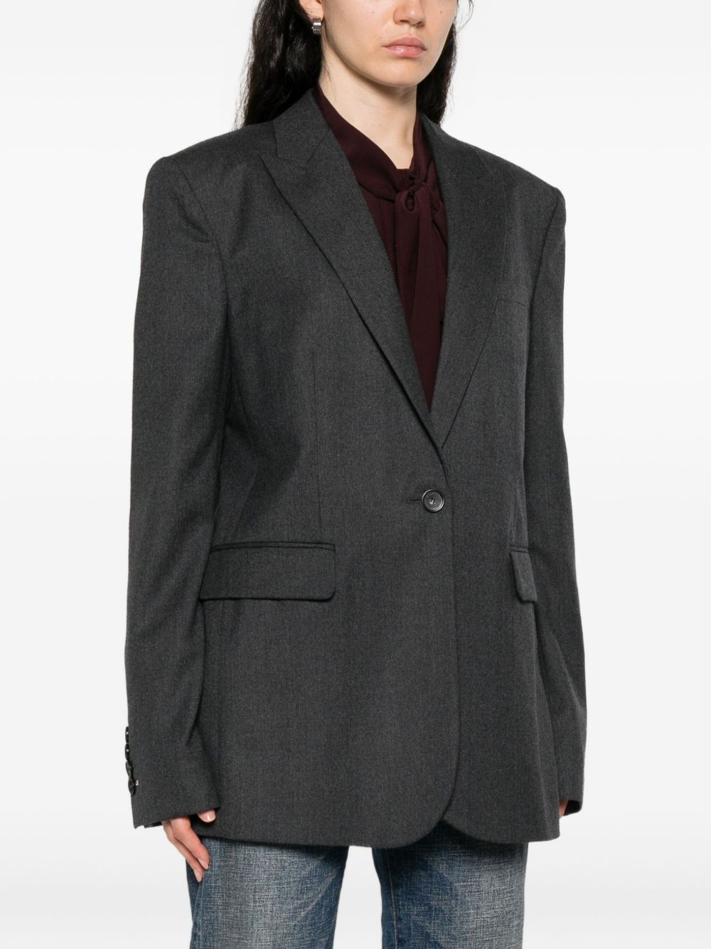 single-breasted blazer - 3
