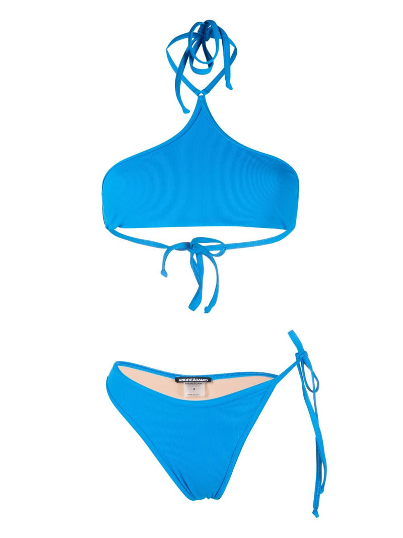 ribbed-knit bikini set 1