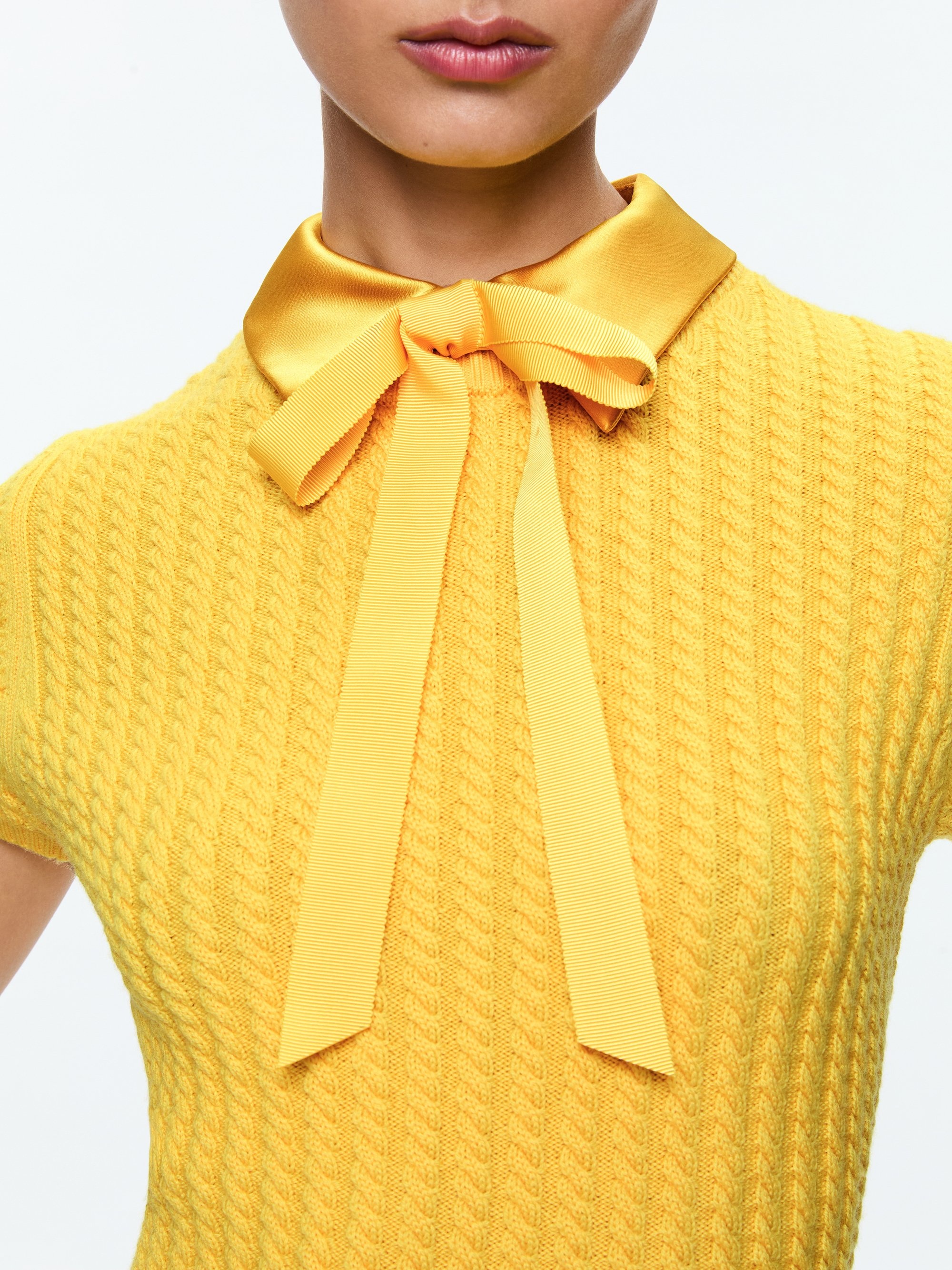 ABBOTT SHORT SLEEVE PULLOVER WITH WOVEN COLLAR - 5