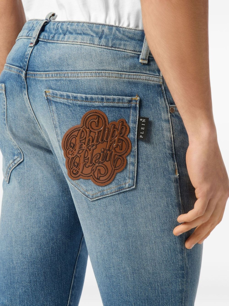 logo-patch jeans 5