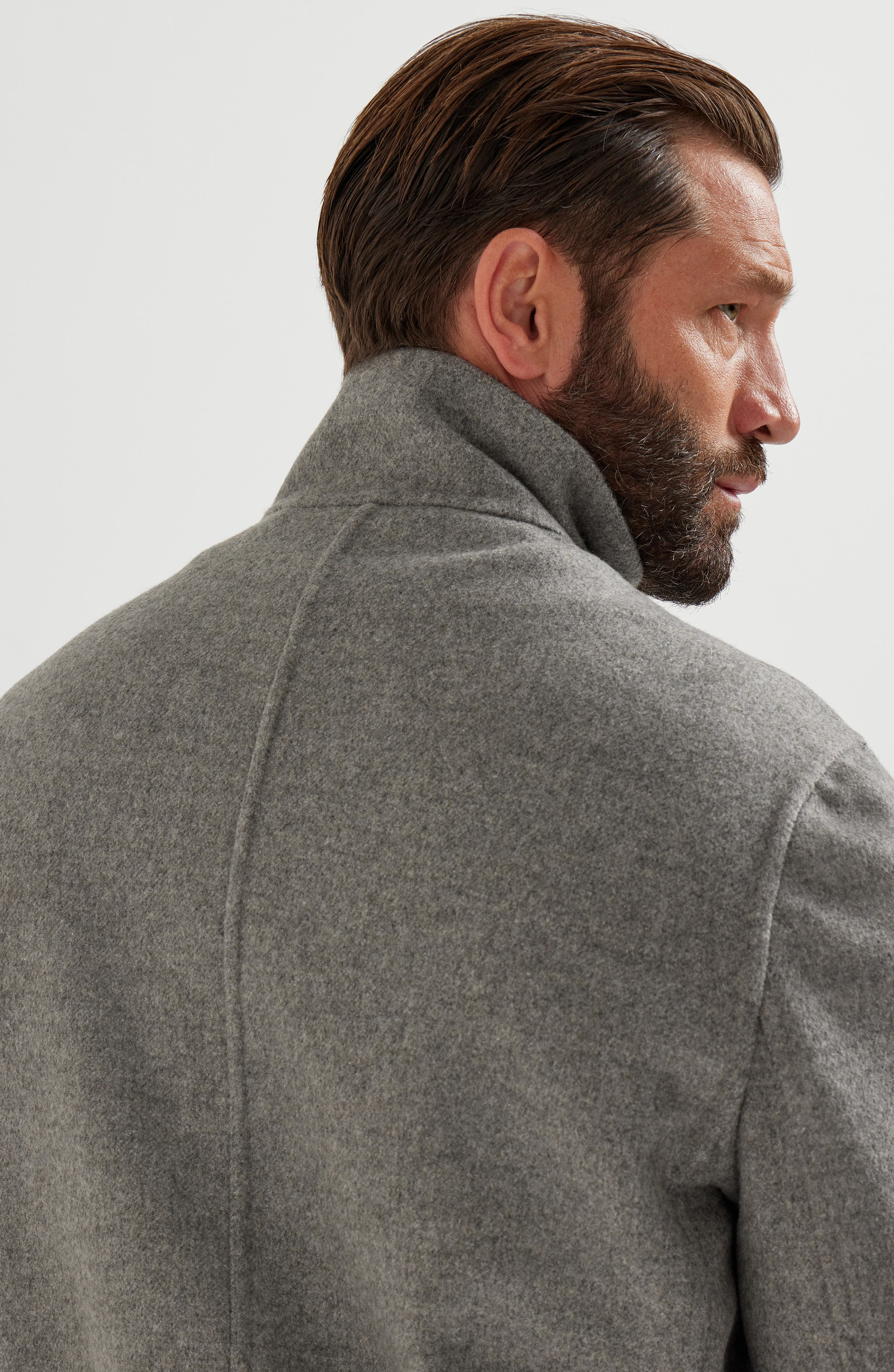 Brunello Cucinelli Hand-crafted bomber jacket in Dark Grey at Nordstrom - 4