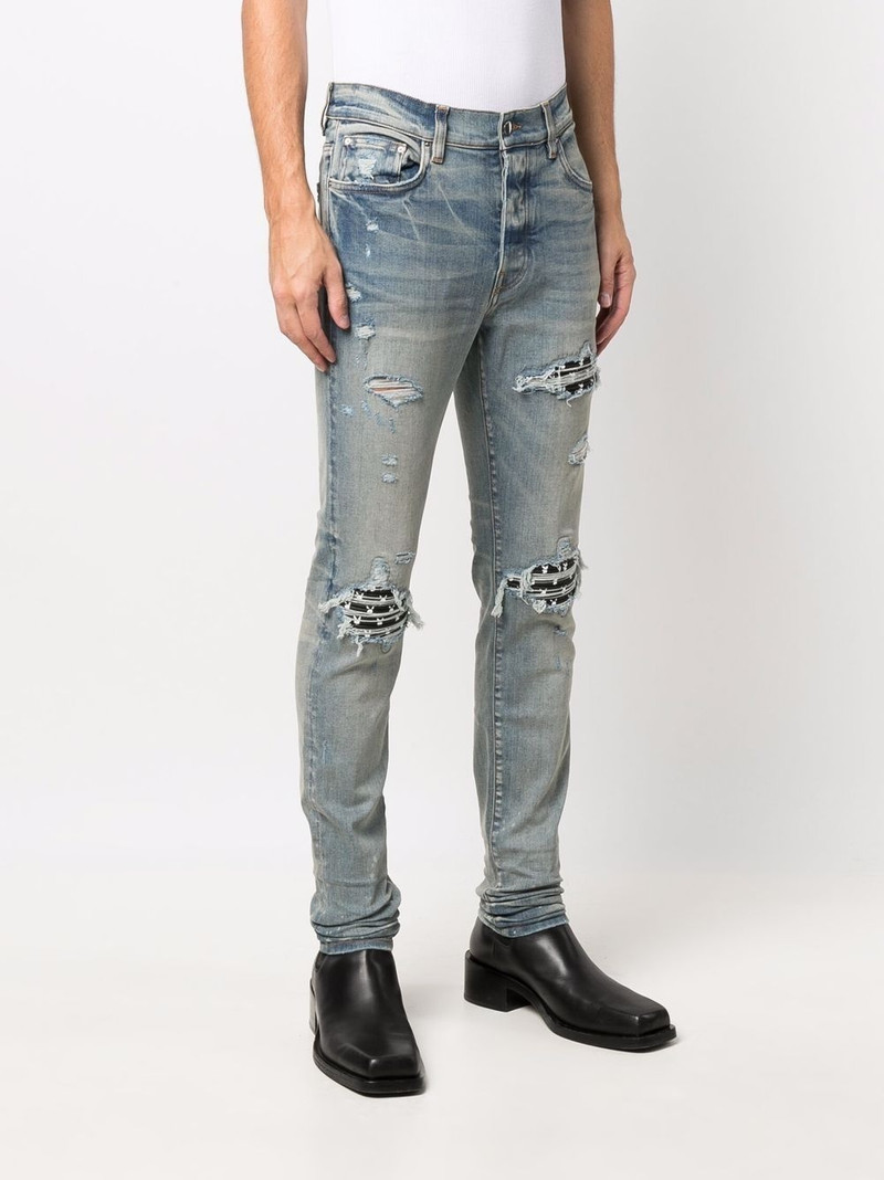 x Playboy ripped-effect skinny jeans 3