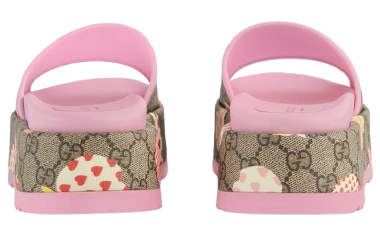(WMNS) Gucci Rubber GG Slide 'Les Pommes' 664214-22K20-8961 - 4
