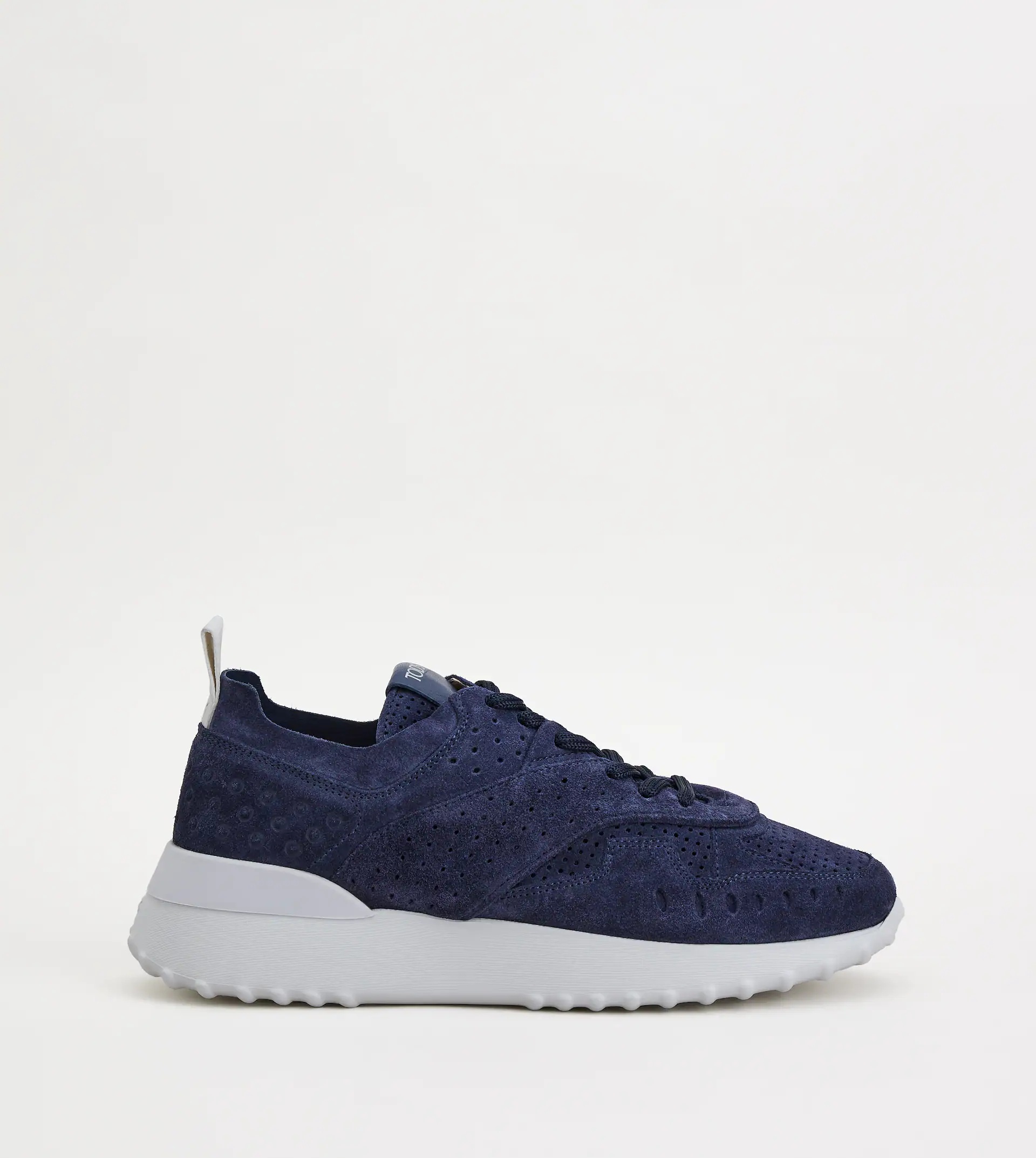SNEAKERS IN SUEDE - BLUE - 1