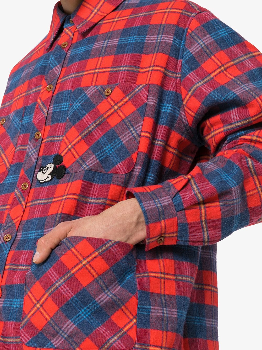 x Disney Mickey Mouse check shirt - 5