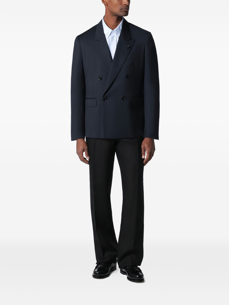 LARDINI wool double-breasted jacket outlook