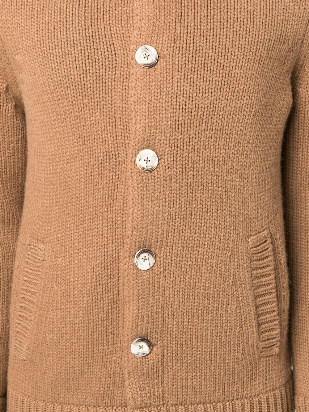 button-down knit cardigan - 5