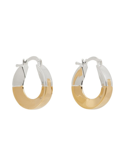 Bottega Veneta Gold & Silver Hoop Earrings outlook