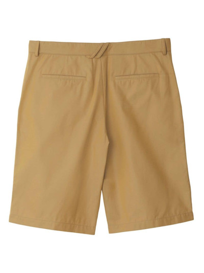 Burberry cotton chino shorts outlook