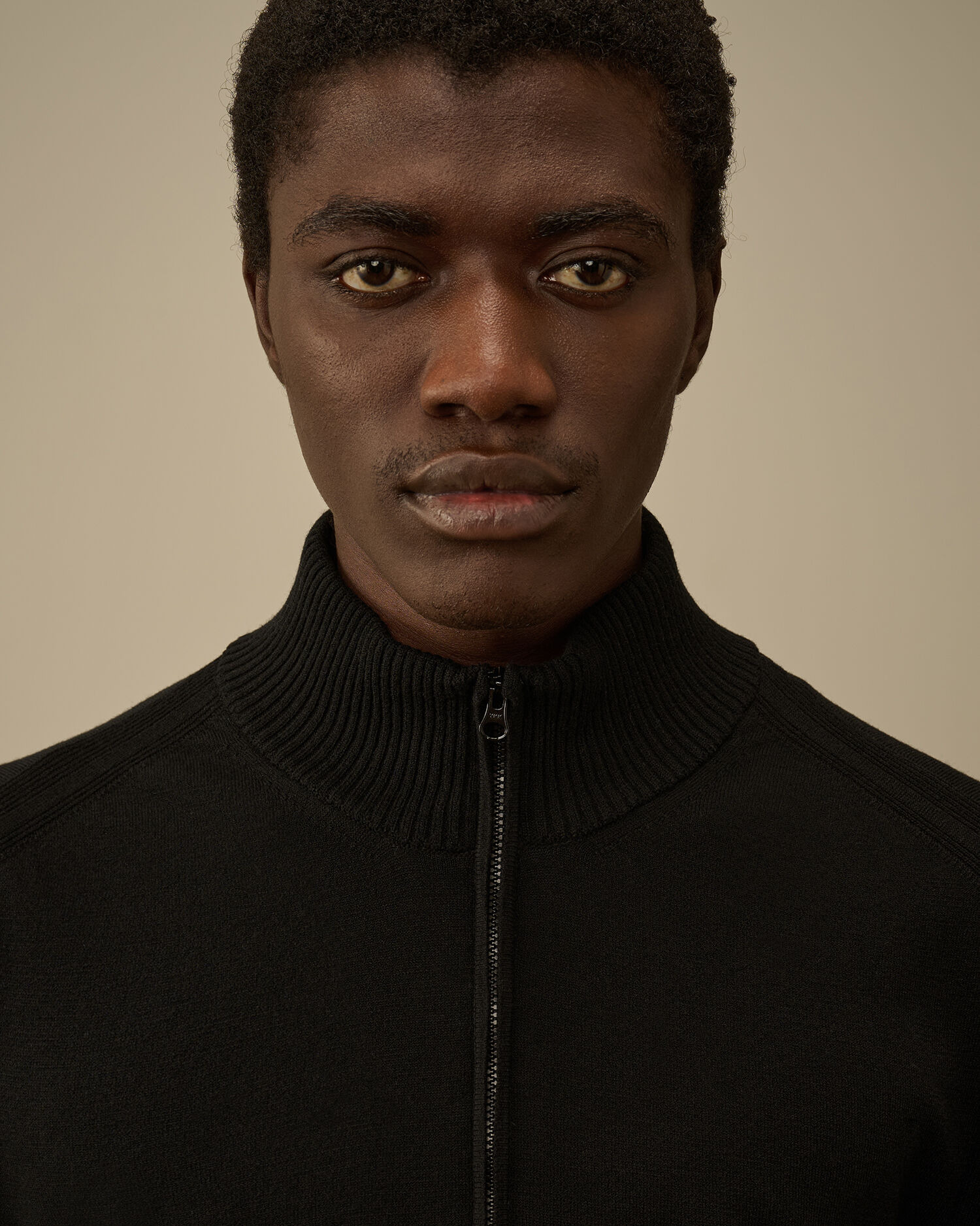 Extrafine Merino Wool Half Zip Sweater - 6