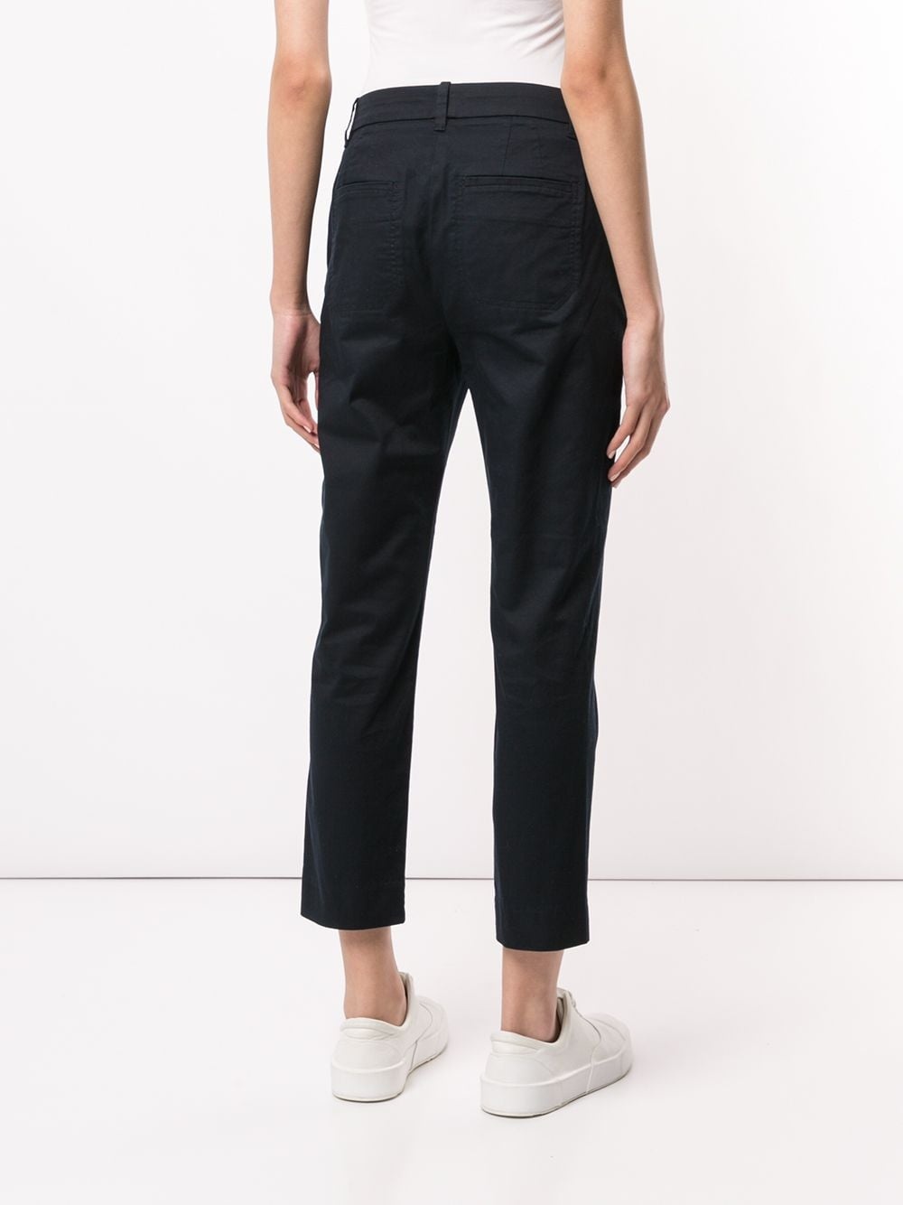cropped slim-fit chinos - 4