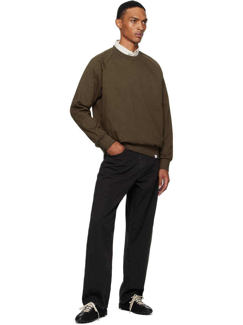 NORSE PROJECTS Brown Marten Relaxed Raglan Light Sweatshirt outlook