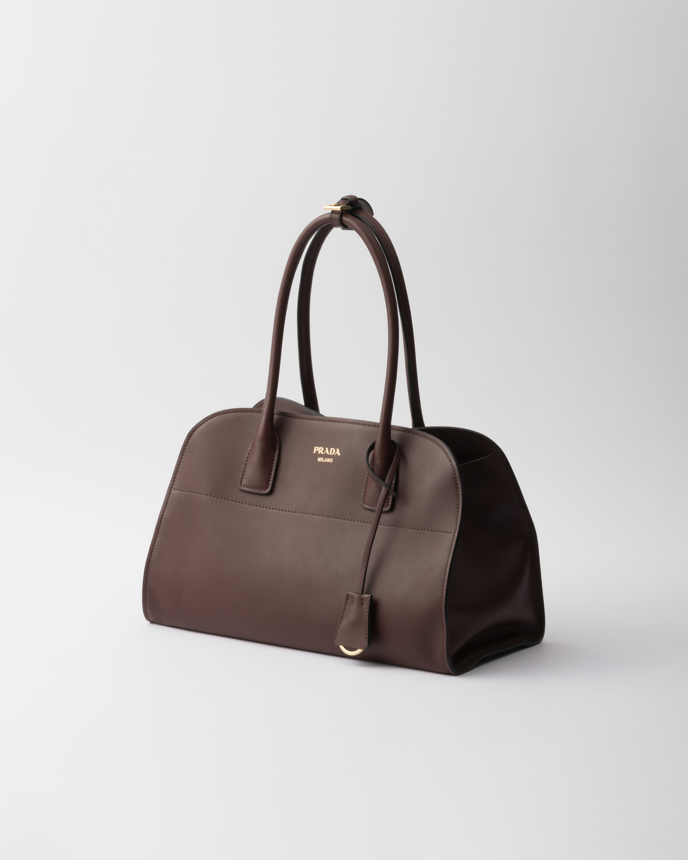 Medium leather tote bag - 2