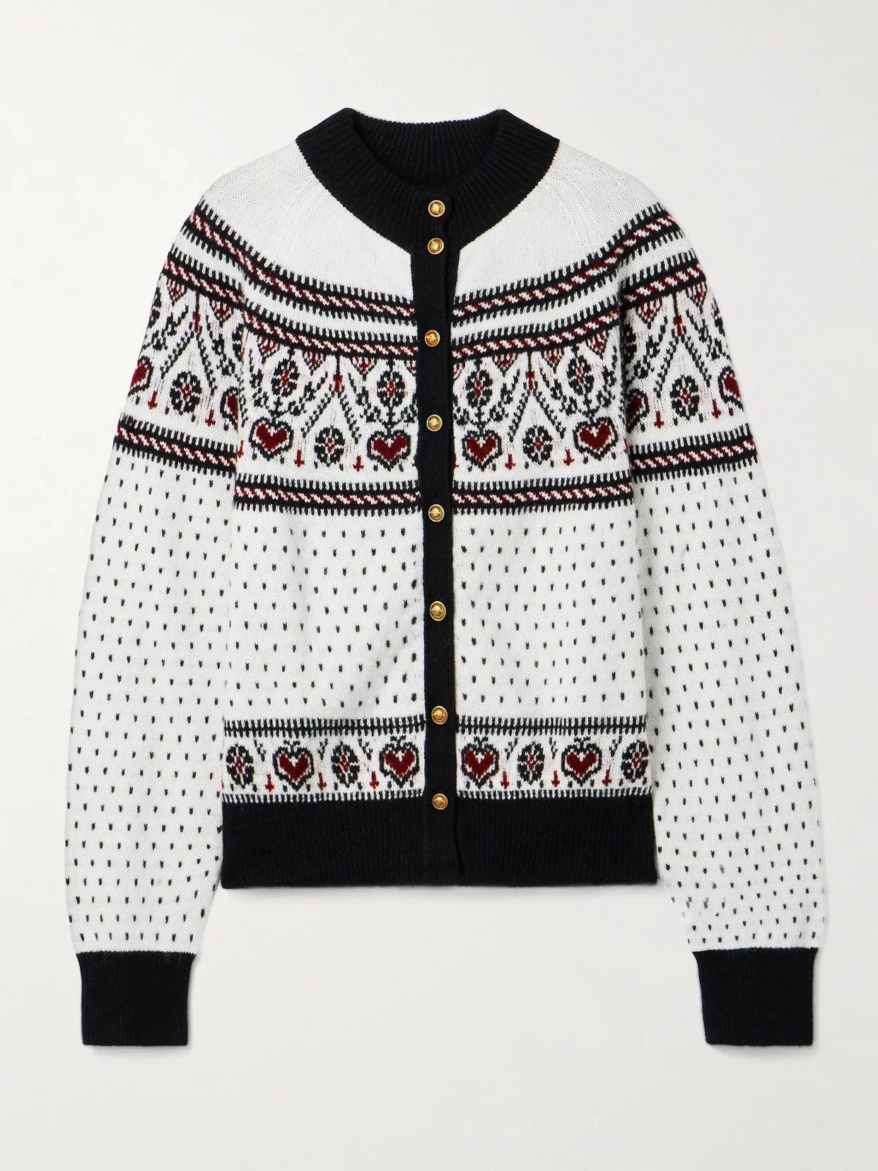 Marc Fair Isle Cashmere Cardigan - 1