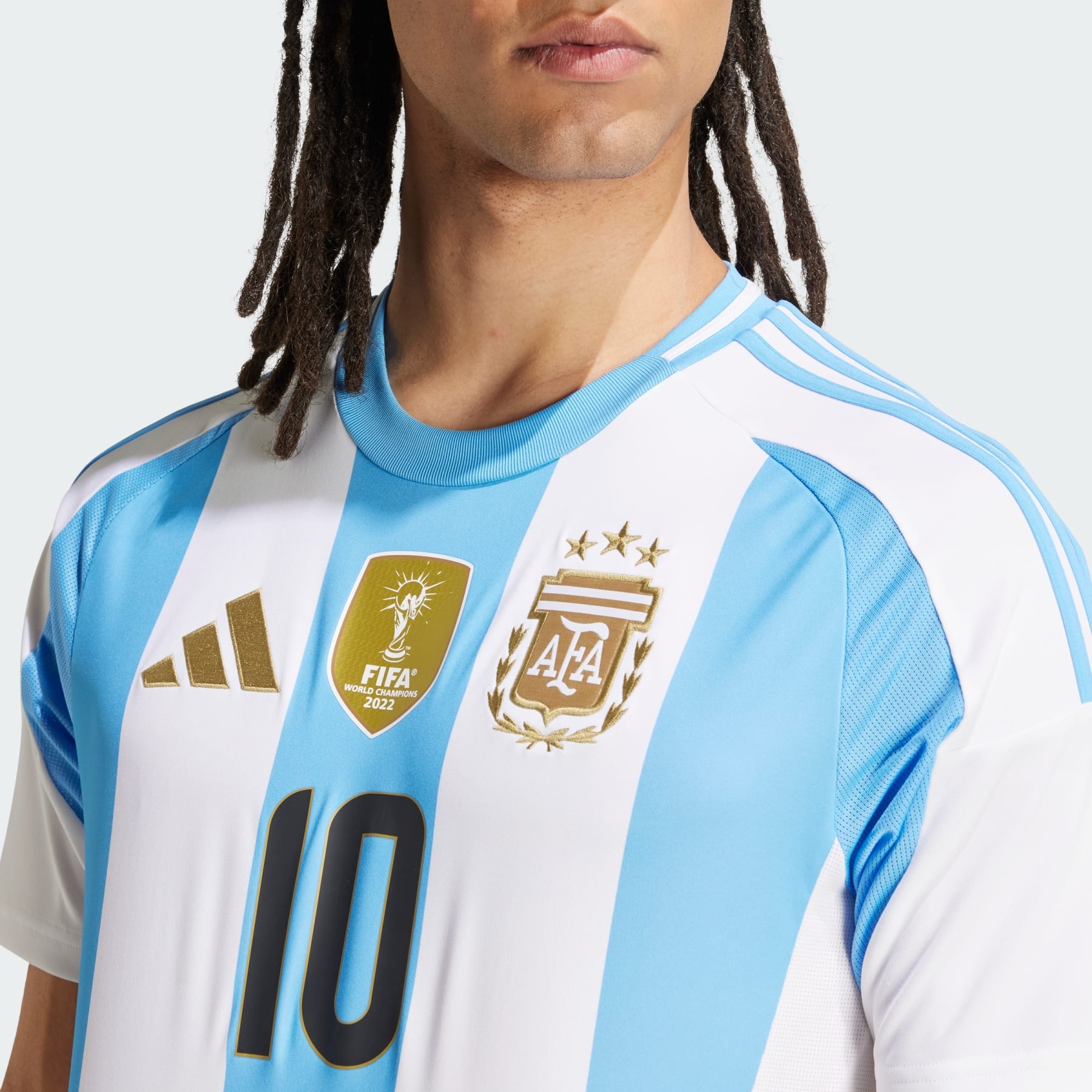 Argentina 24 Messi Home Jersey - 5