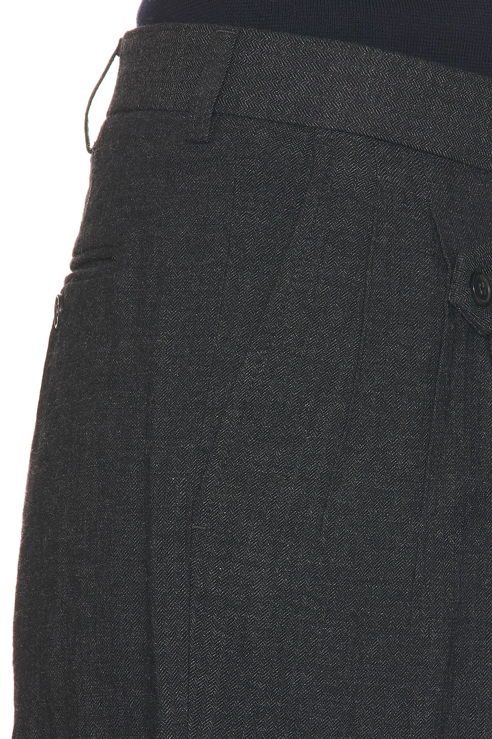 Triple Pleat Crossover Trouser - 6