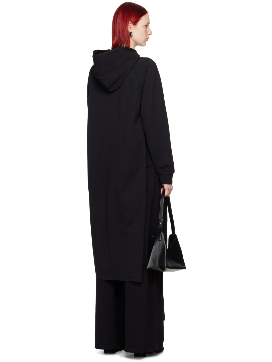 Black 'Mat Satiné Brillant' Maxi Dress - 3