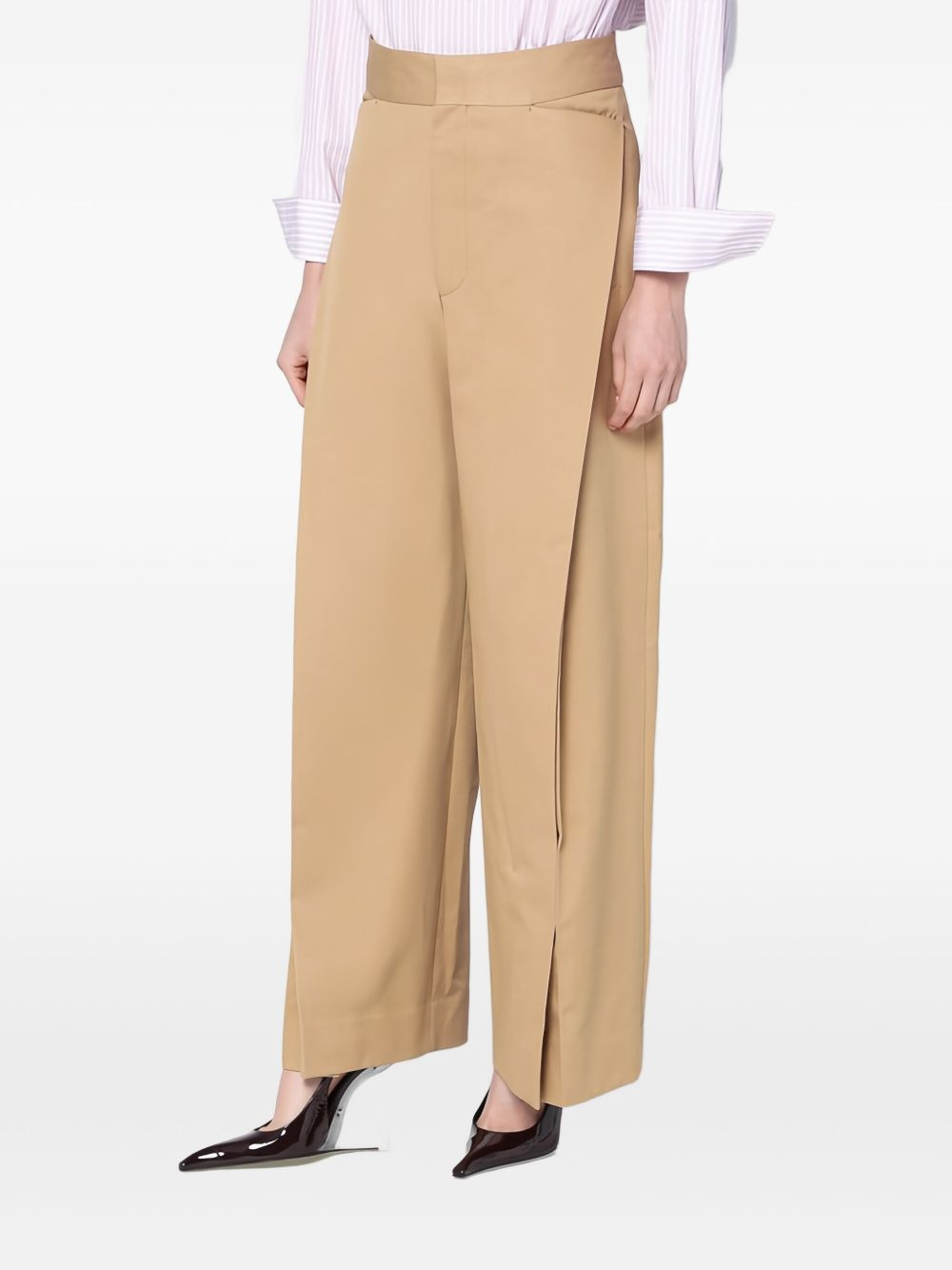 layered-effect trousers - 3