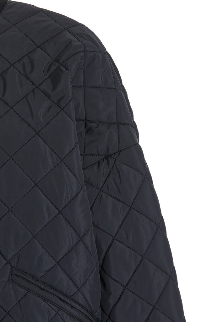 Oversized Quilted Jacket black - 6