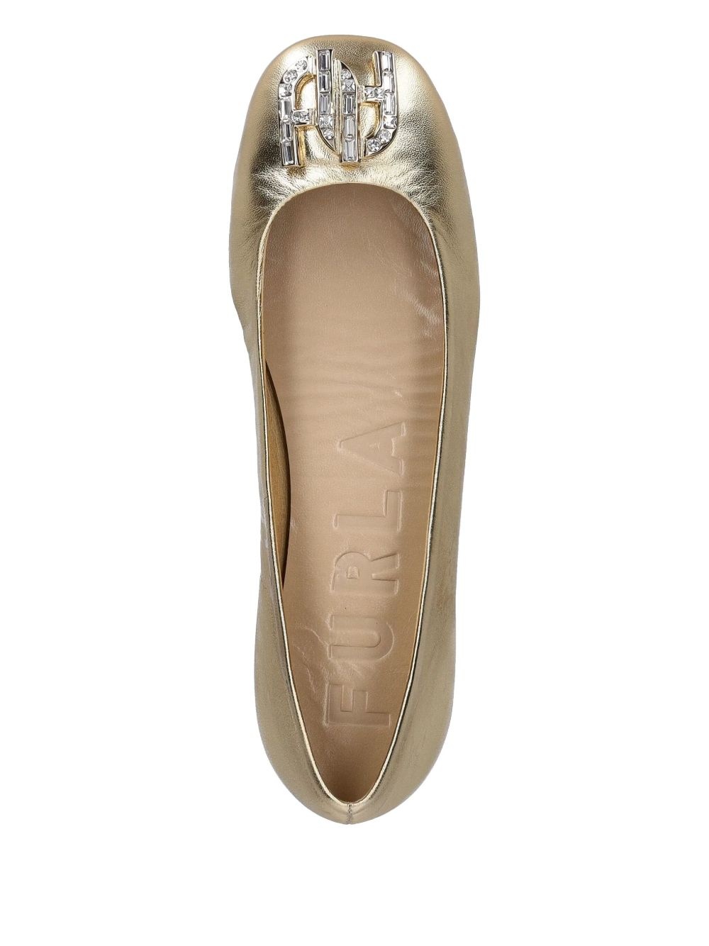 leather ballerina shoes - 4