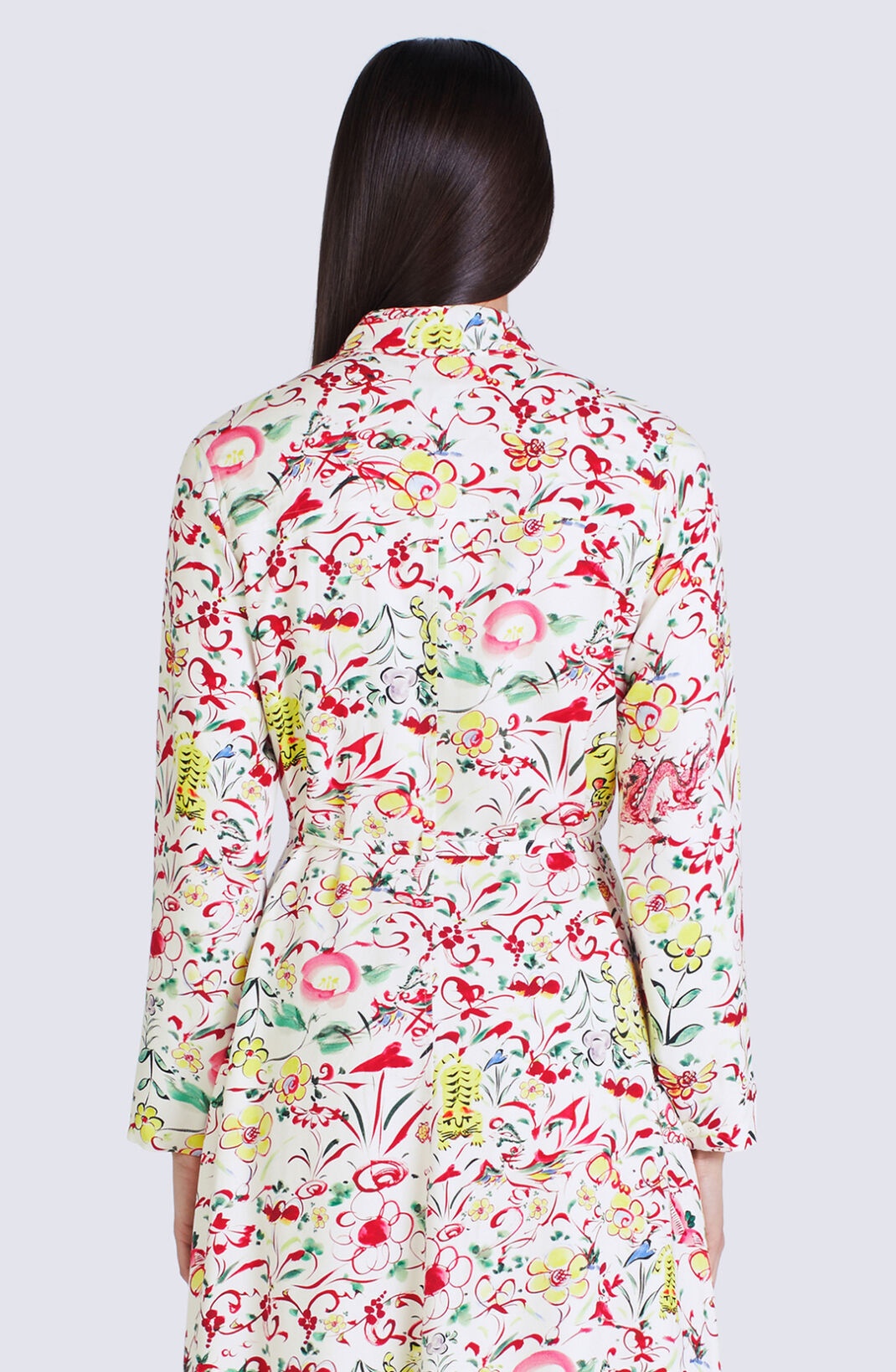 'Akae Tiger' shirt dress - 5